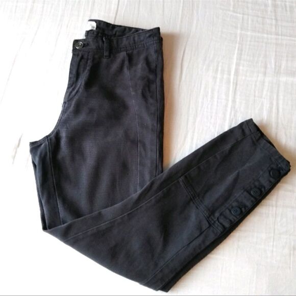 Anthropologie Gray Skinny Utility Pants 27 - Picture 3 of 9